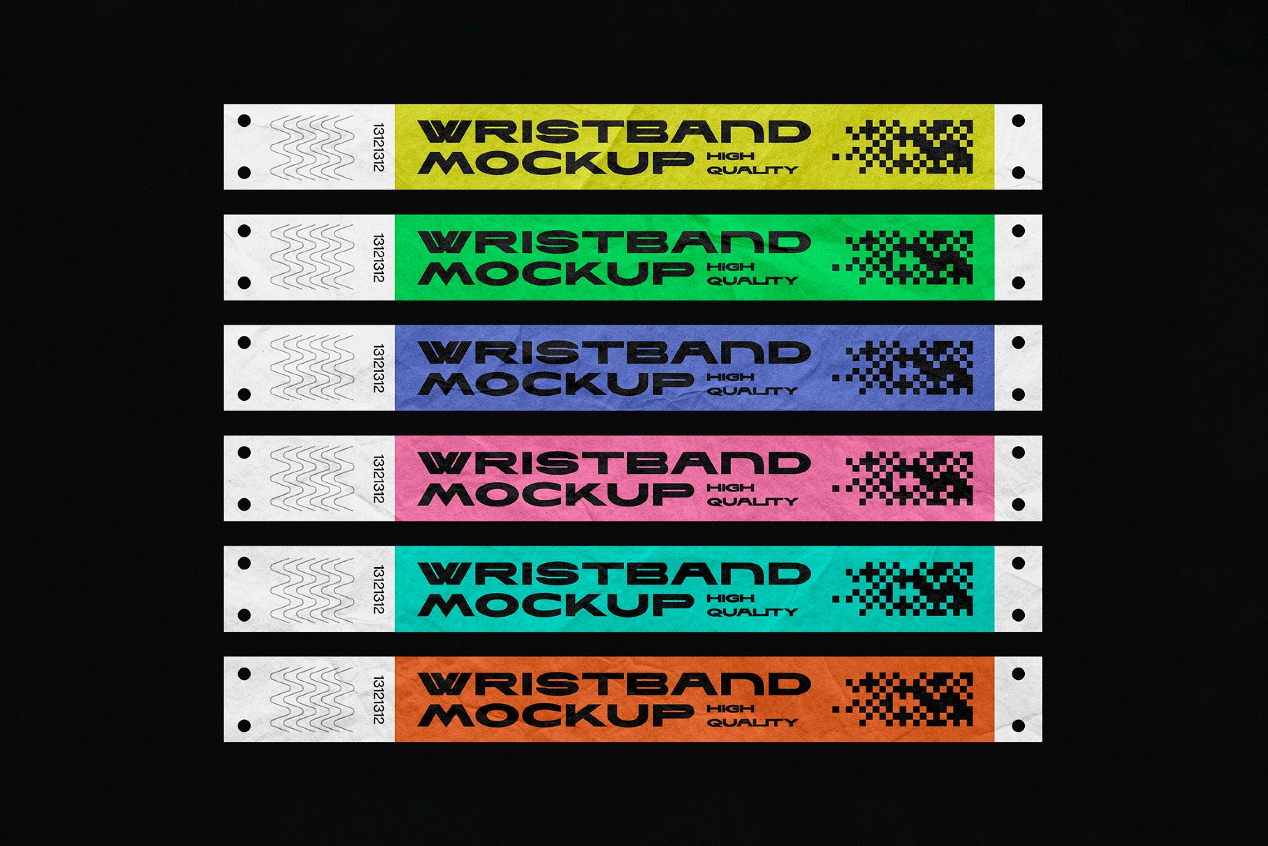 Event Wristband Mockups Bundle