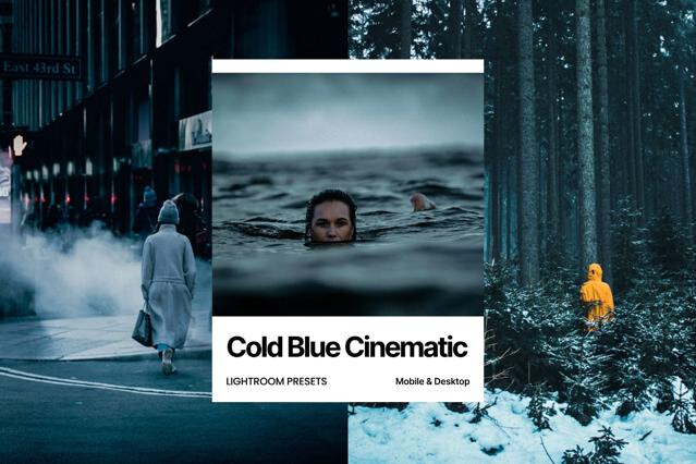 Cold Blue Cinematic Lightroom Presets