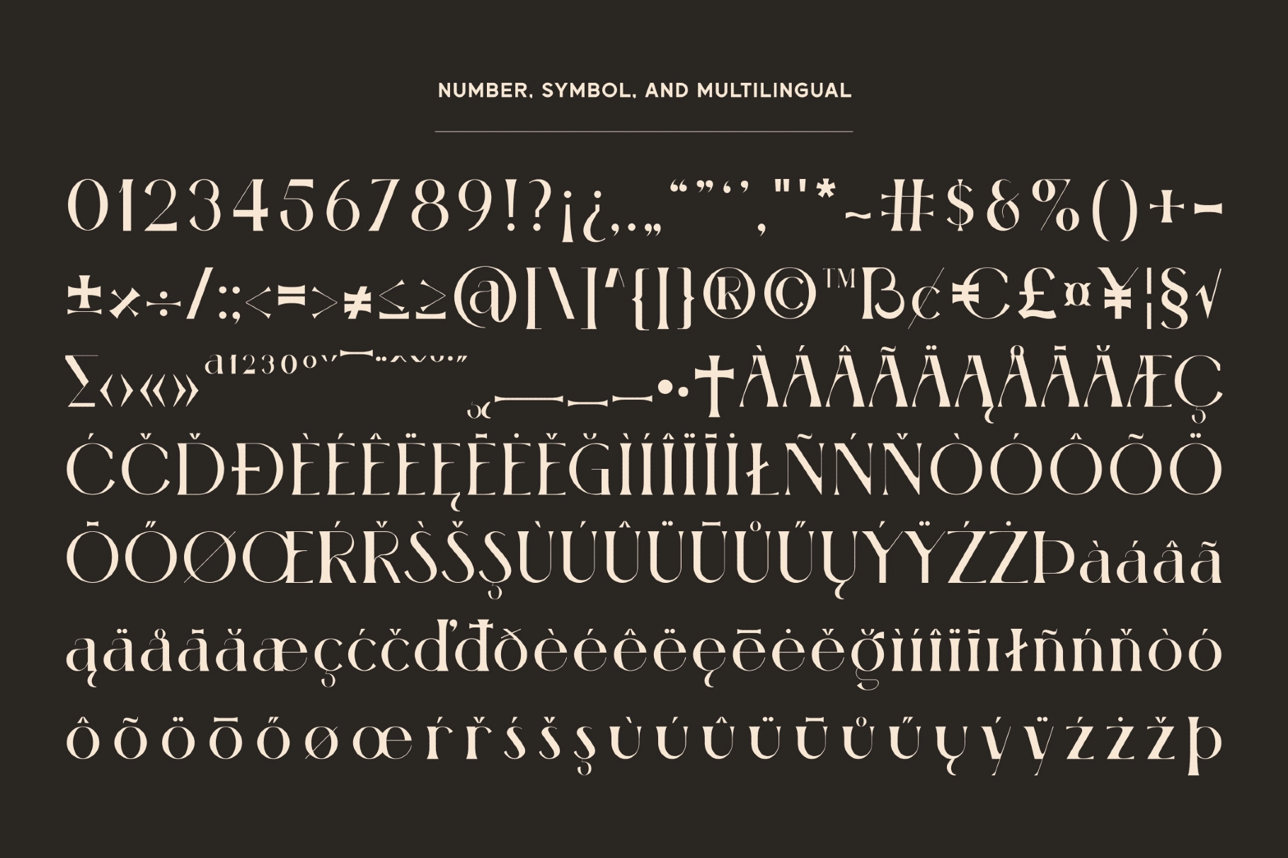 Amerta - High Contrast Serif Font