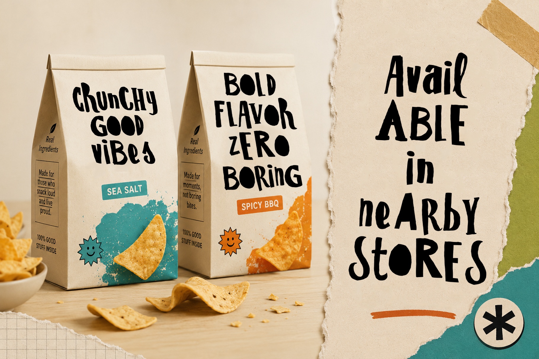 ST Papercut - Playful Handmade Font