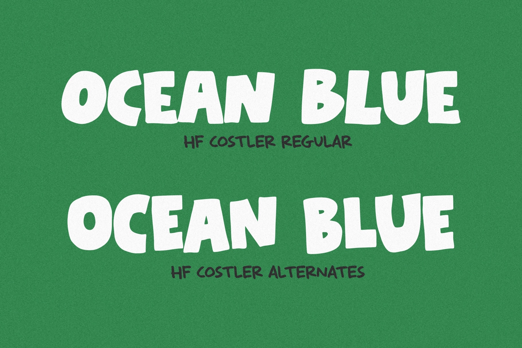 HF Costler - Hand Drawn Font Pack