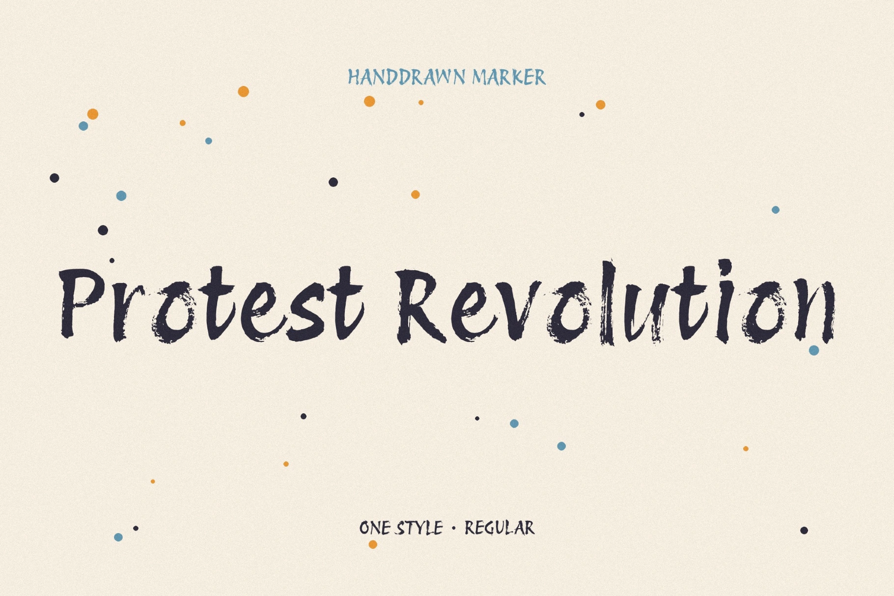 Protest Revolution - Grunge Brush Font