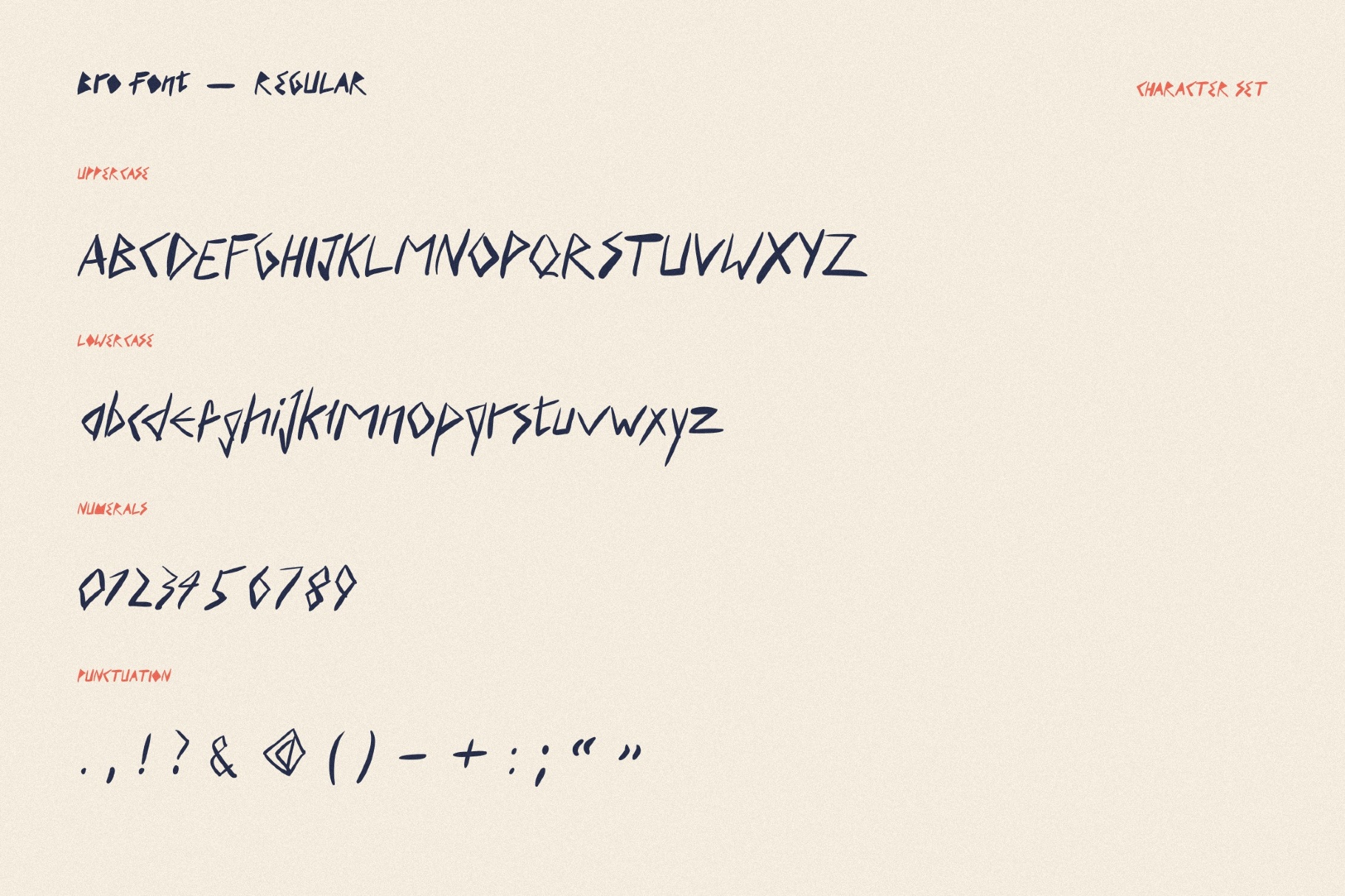 Bro - Punk Font Family