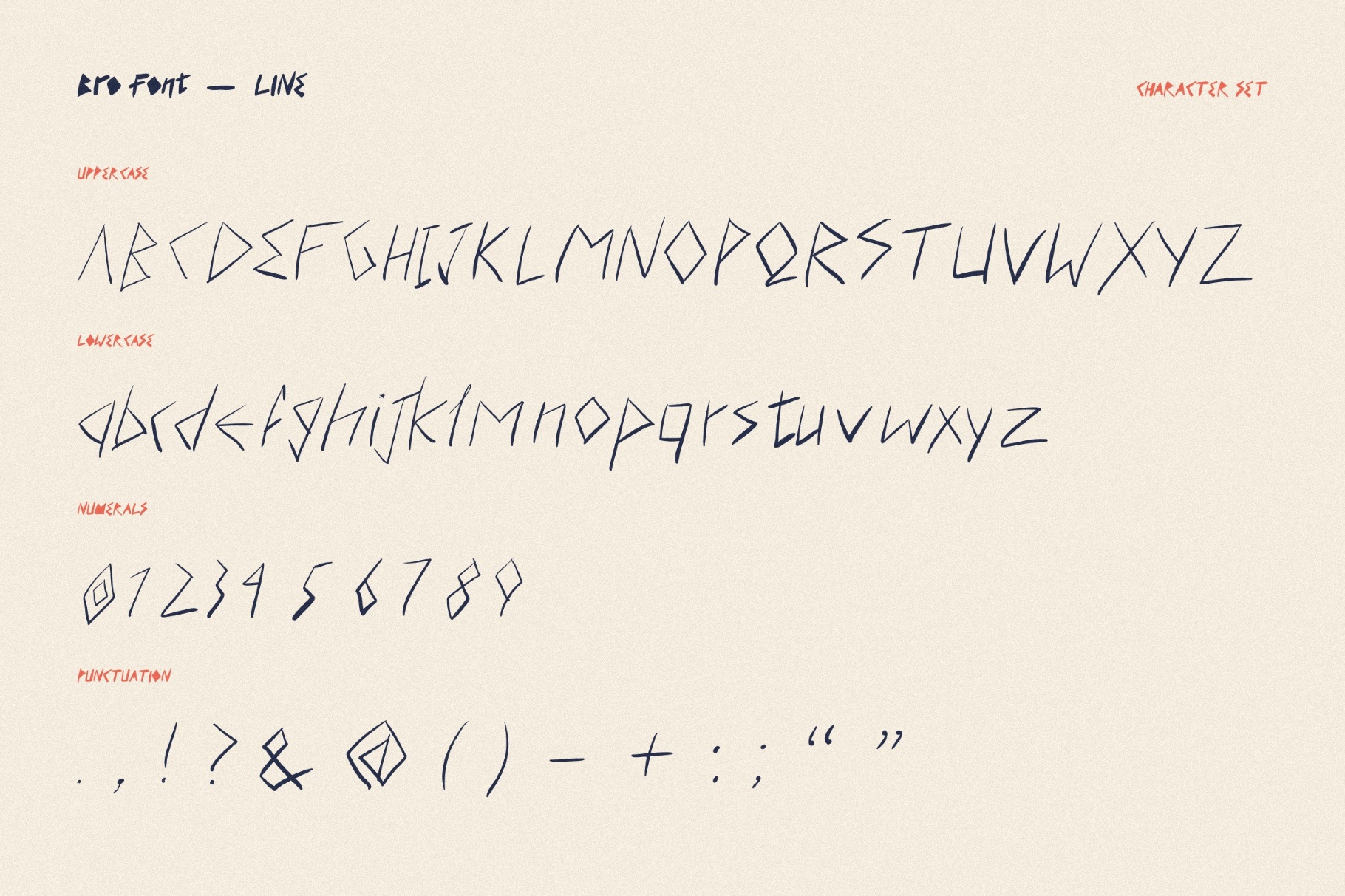 Bro - Punk Font Family