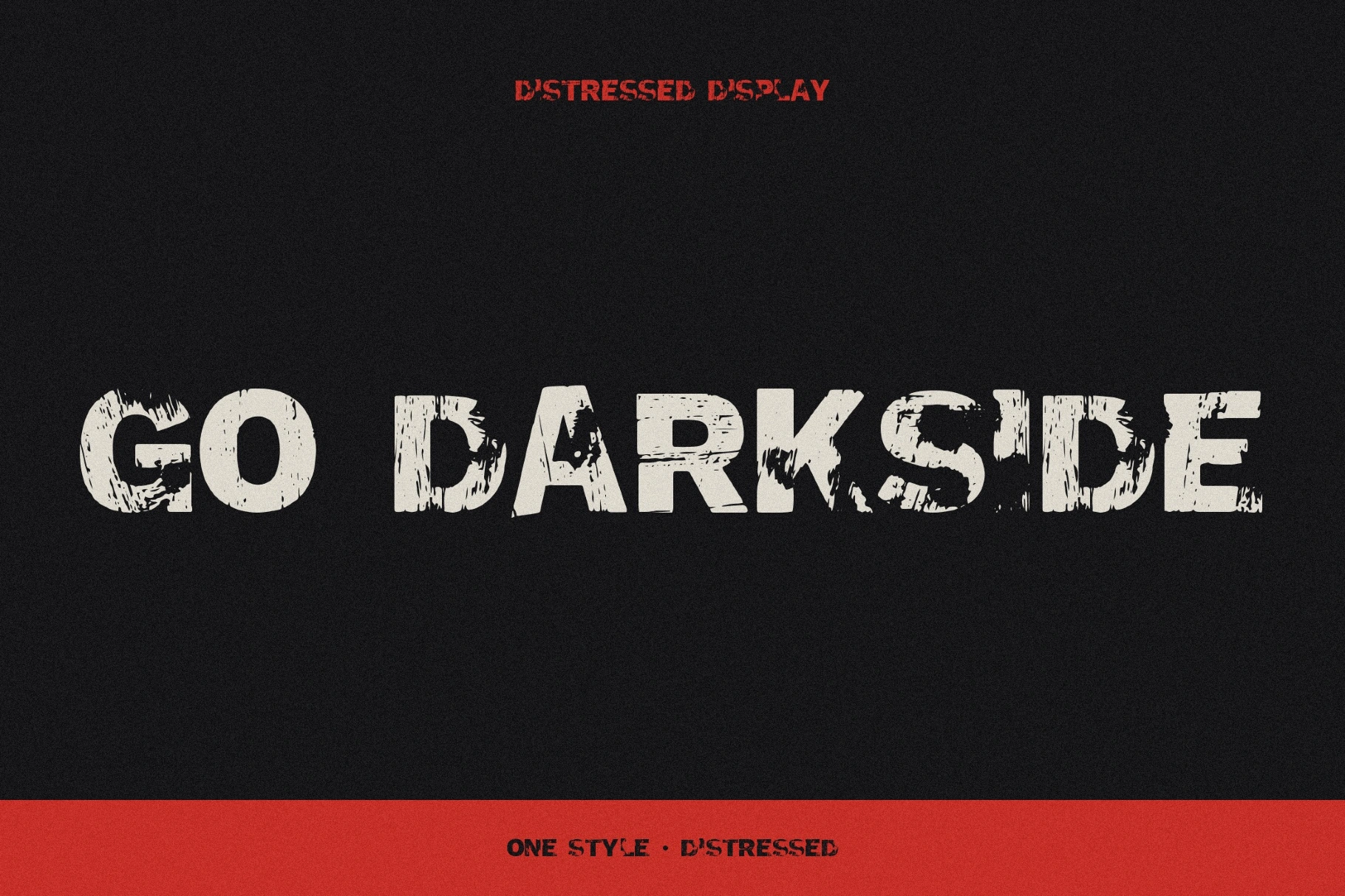 GO Darkside - Grunge Punk Font