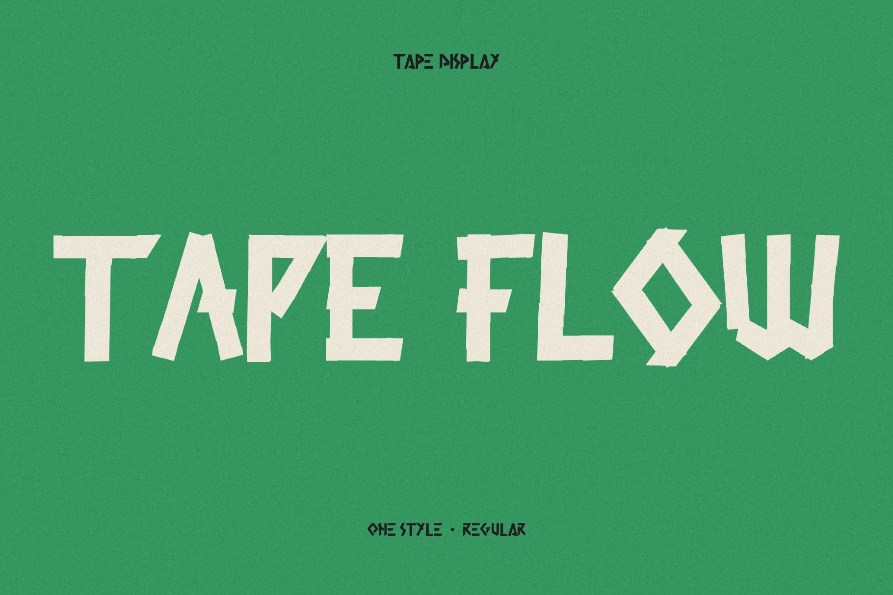 Tape Flow Punk Font
