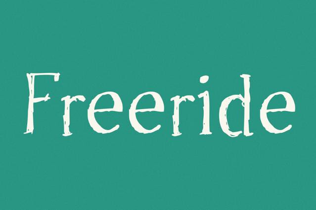 Freeride Grunge Serif