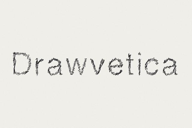 Drawvetica Mini Font