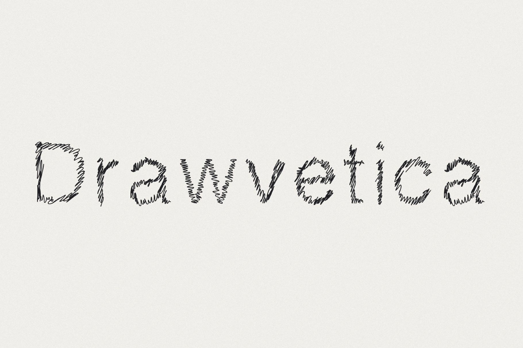 Drawvetica Mini Font