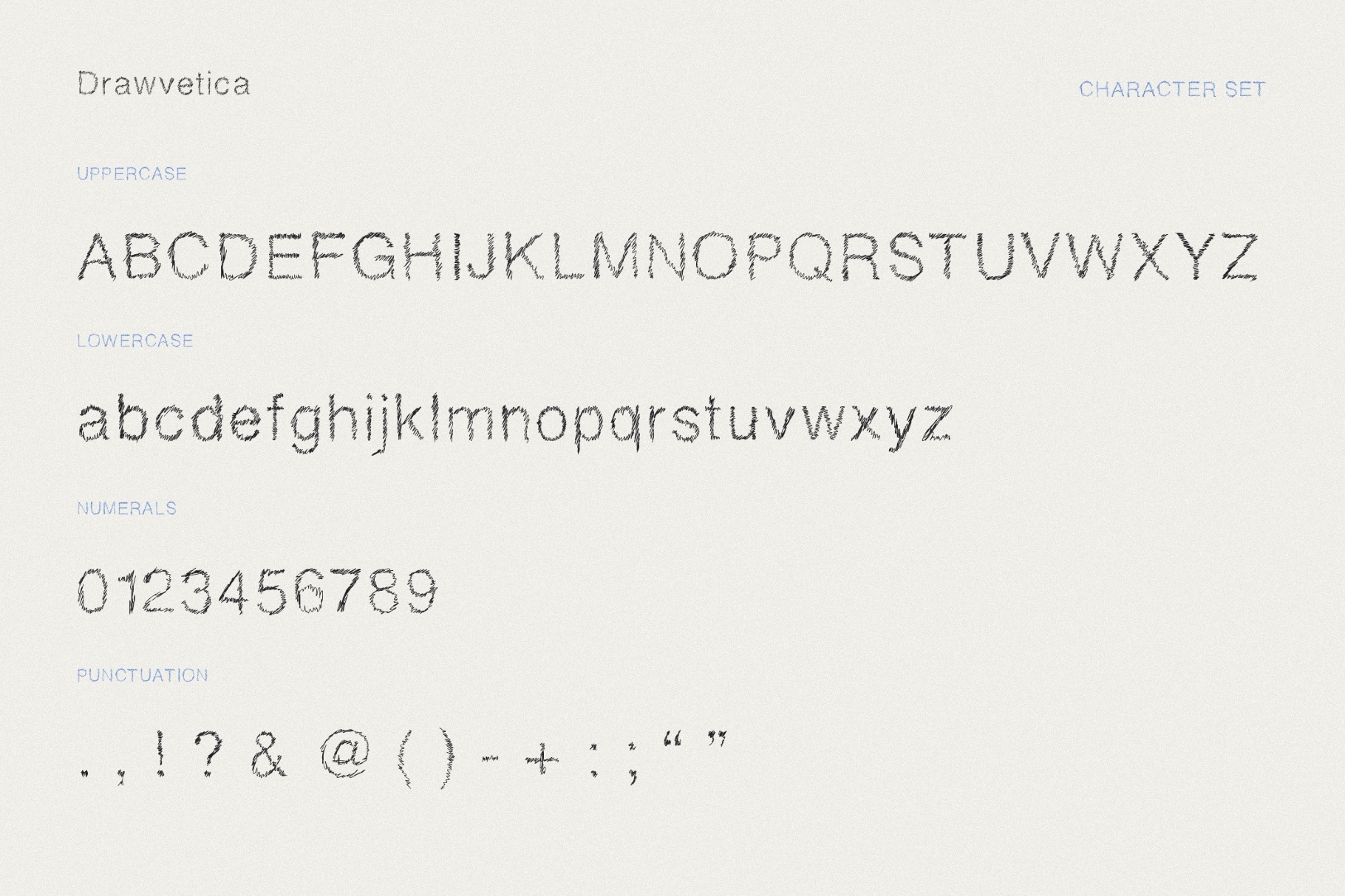 Drawvetica Mini Font