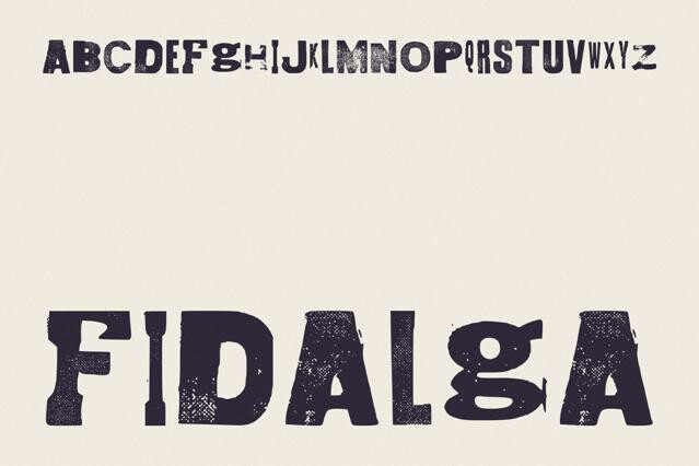 Fidalga Retro Grunge Font