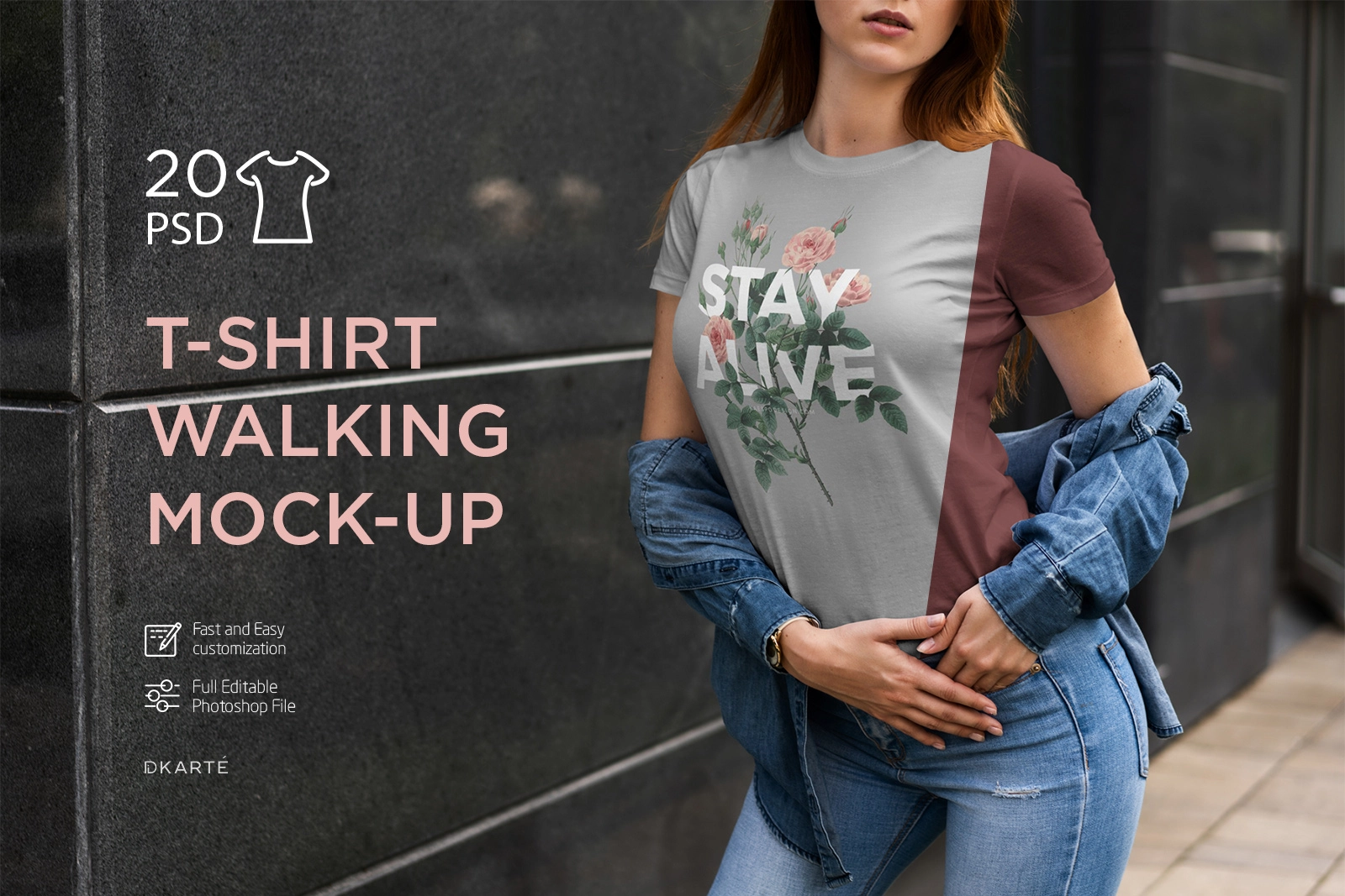 Women T-Shirt Mockup Bundle