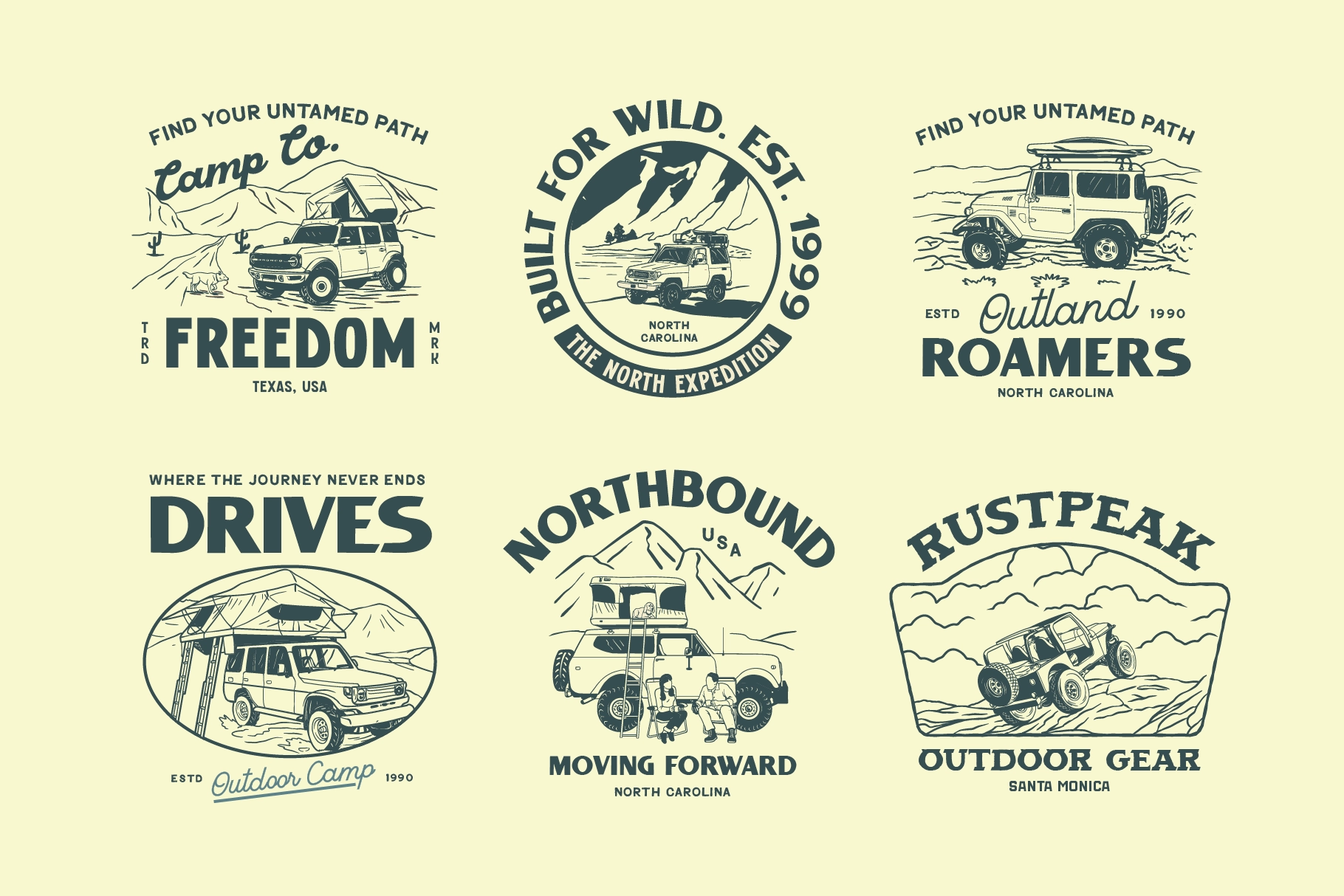 Offroad Adventure Graphic Collection