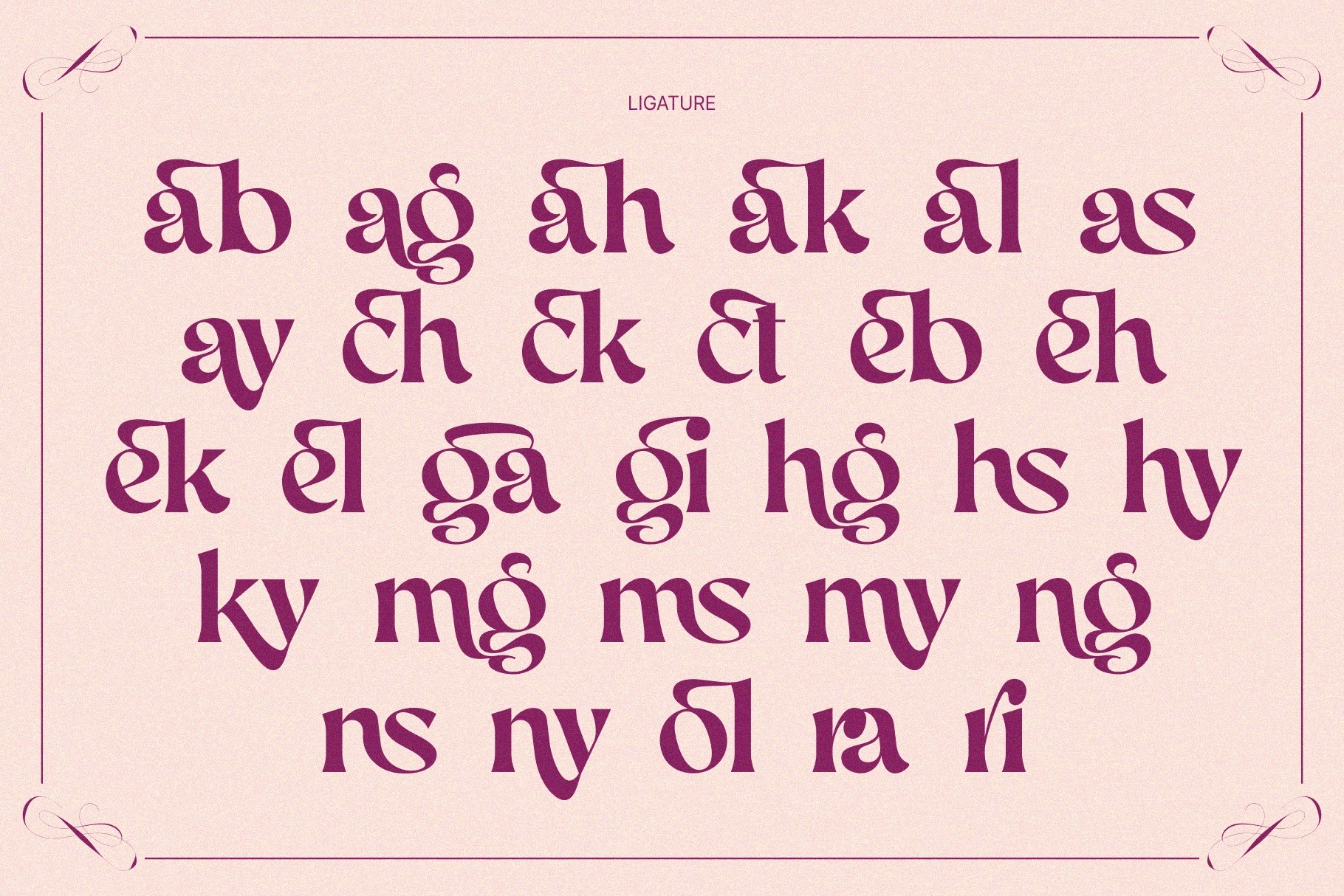 AEKIY KAGON — Elegant Swash Serif Font
