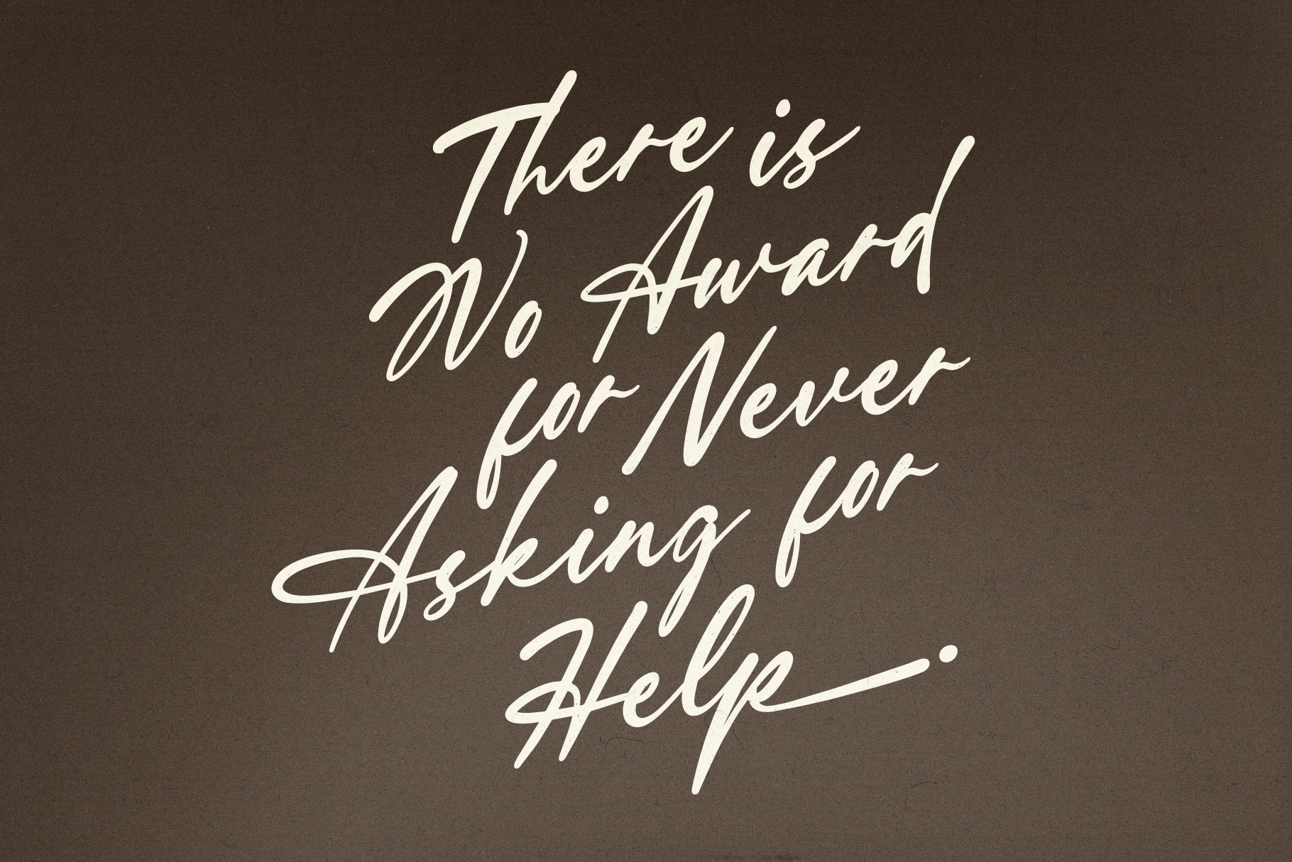 Barley Sign - Bold Signature Script Font