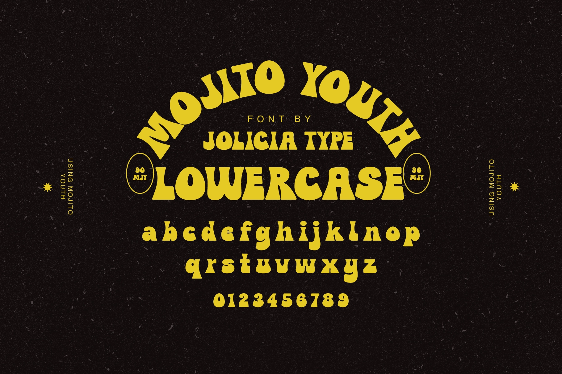 Mojito Youth - Vintage Groovy Display Font
