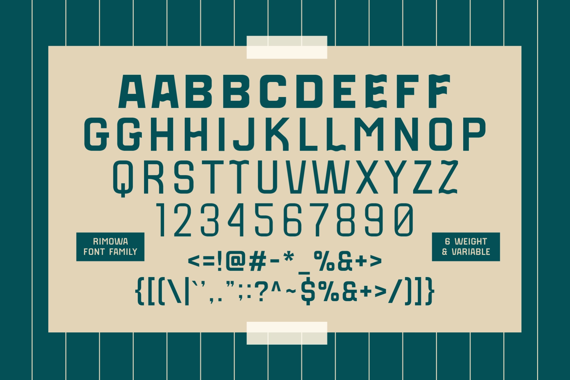 SFC Rimowa - Geometric Sans Font Family