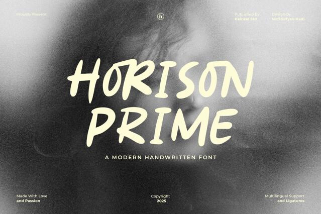 Horison Prime - Handwritten Brush Font