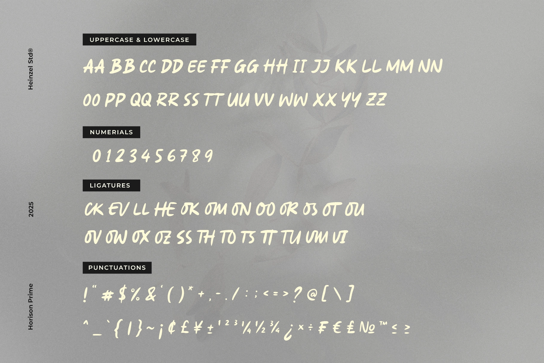 Horison Prime - Handwritten Brush Font