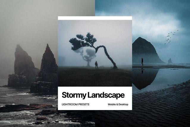 Cinematic Stormy Landscape Lightroom Presets