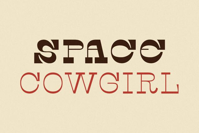 Space Cowgirl Typeface