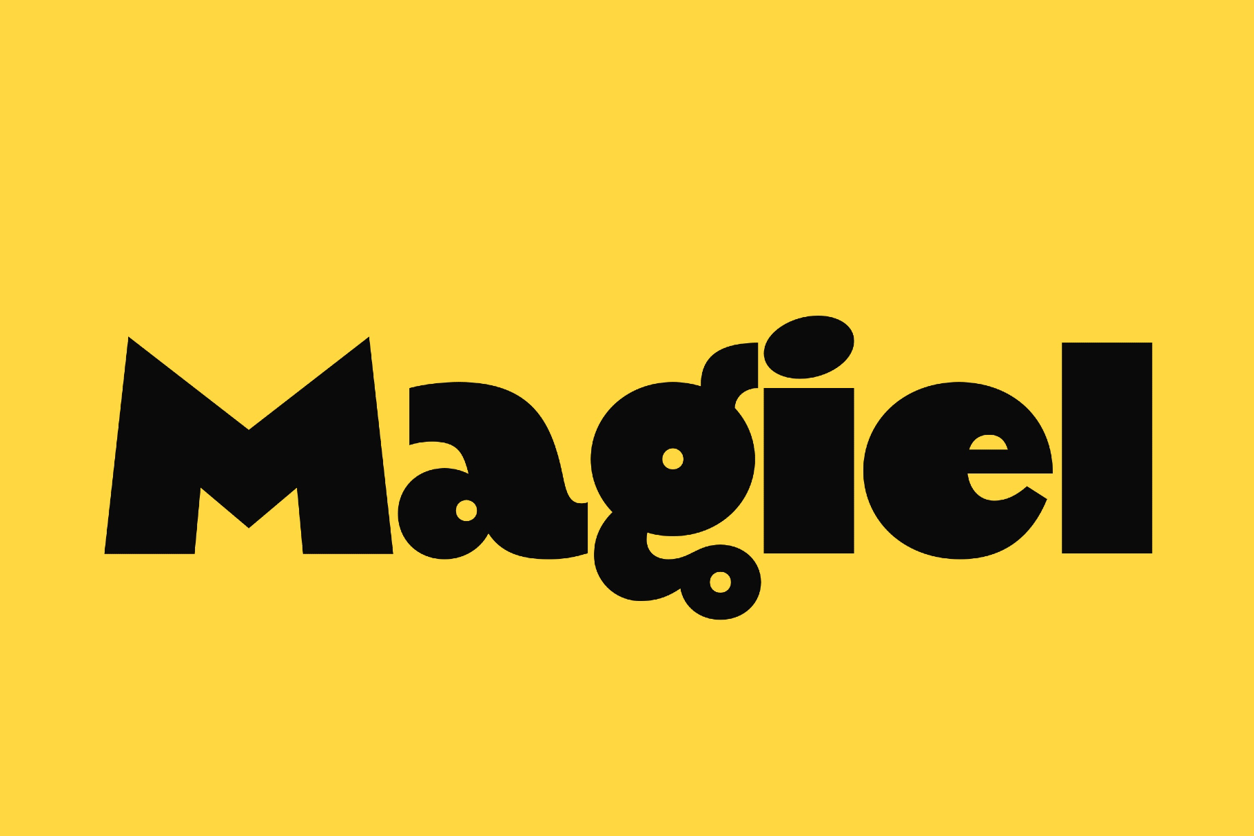 Magiel - Bold Cartoon Font