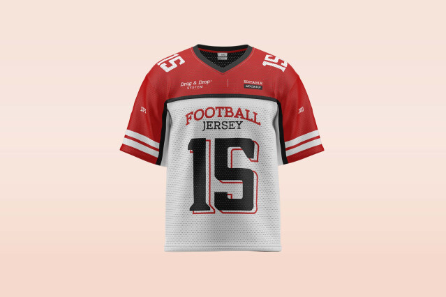 American Football Jersey Mockup