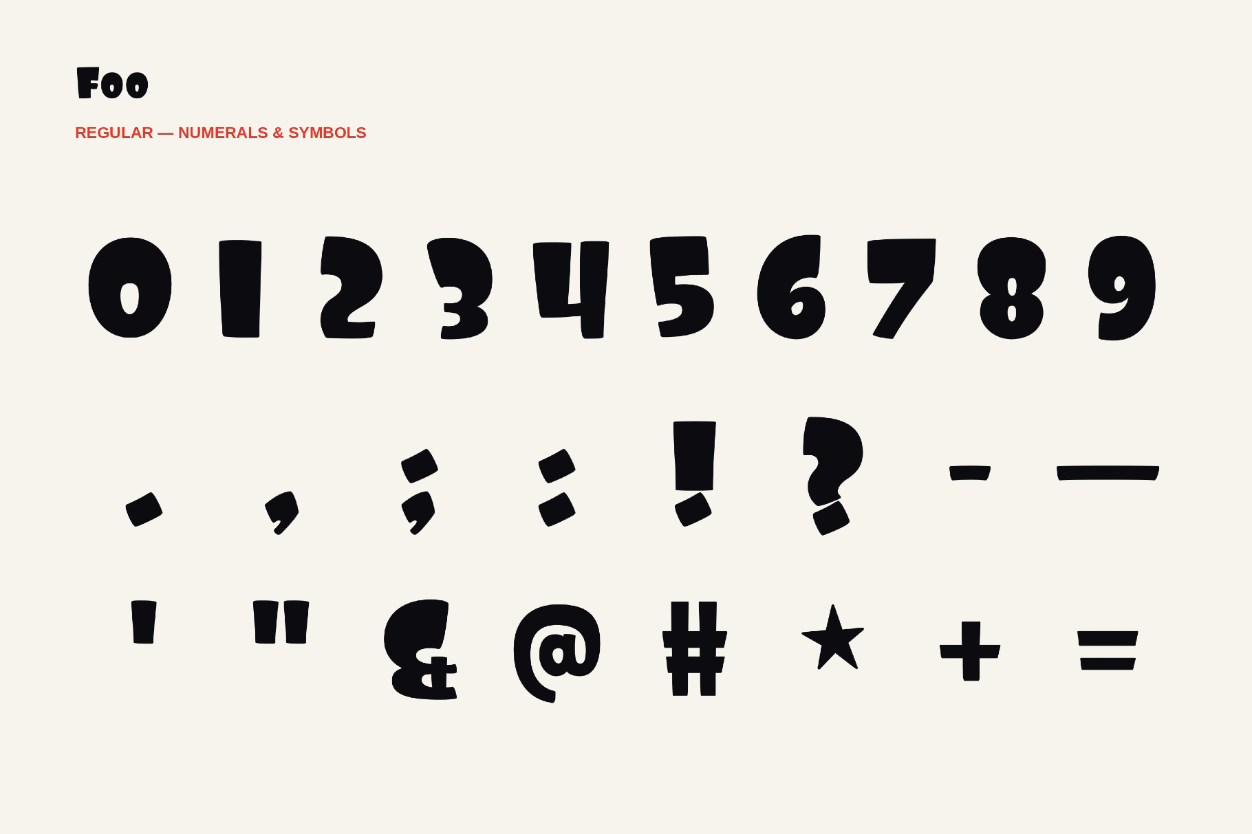 Foo - Funny Groovy Font