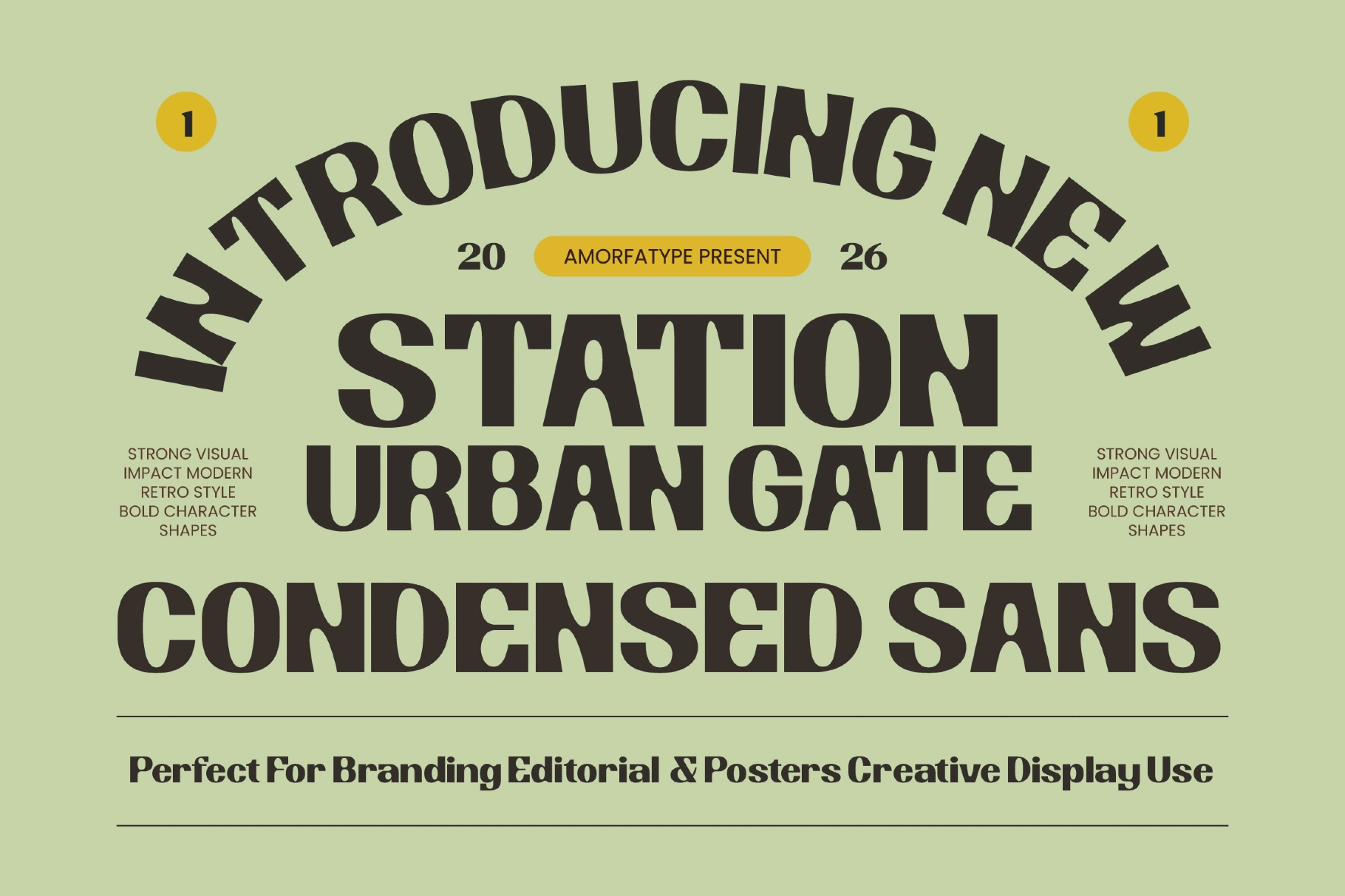Station Urban Gate - Condensed Sans Font