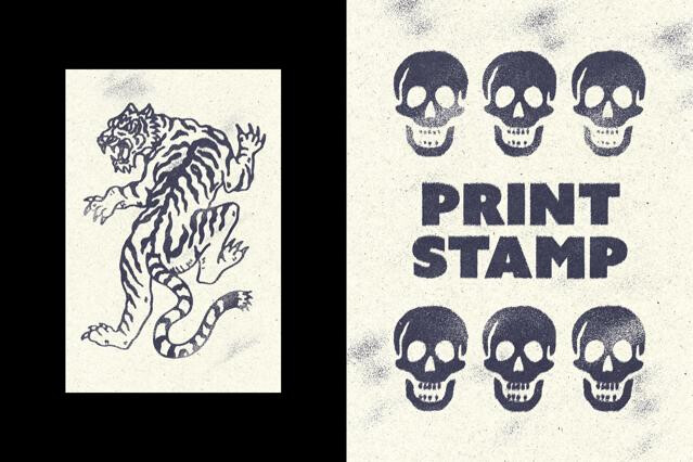 Dirty Stamp Poster Effect