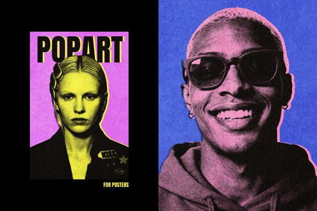 Pop Art Risoprint Effect for Posters