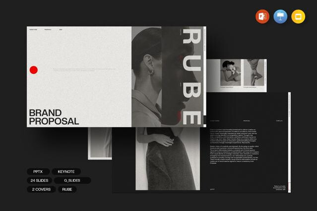 RUBE - Fashion Brand Proposal Template