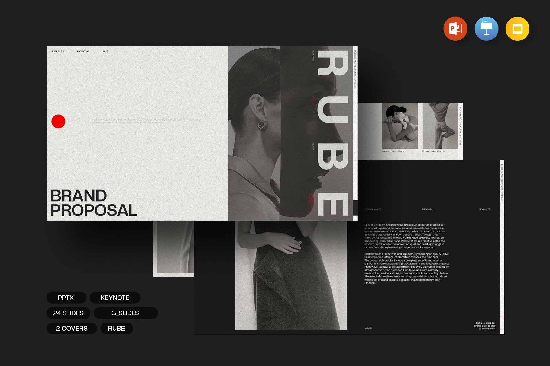 RUBE - Fashion Brand Proposal Template