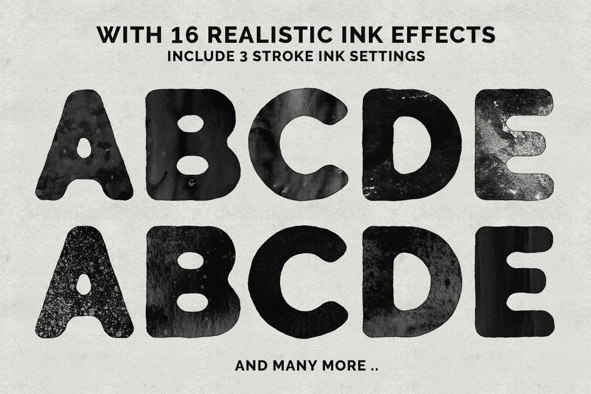 INKed - Photoshop Effect Template