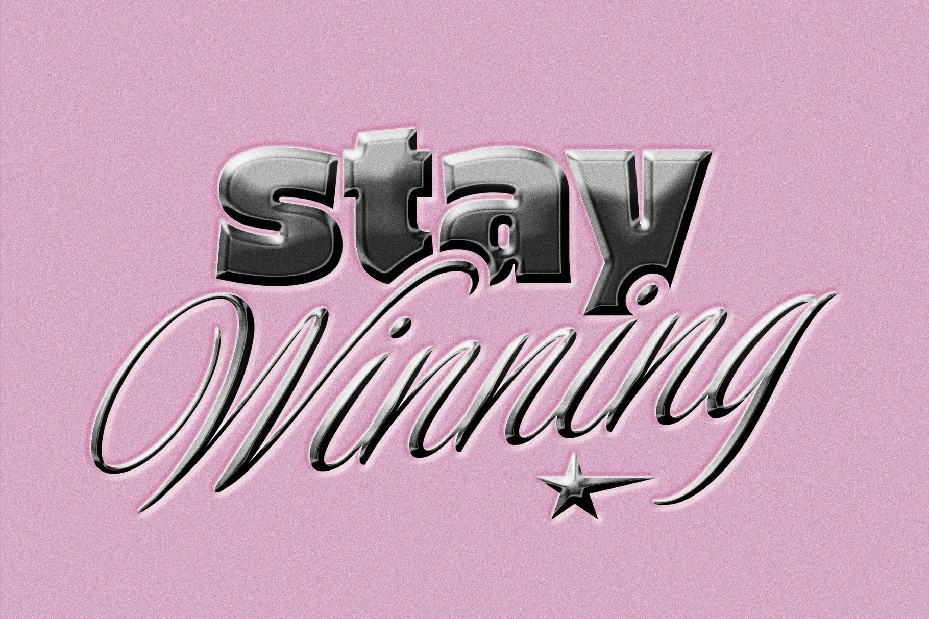 Chrome Text Effect