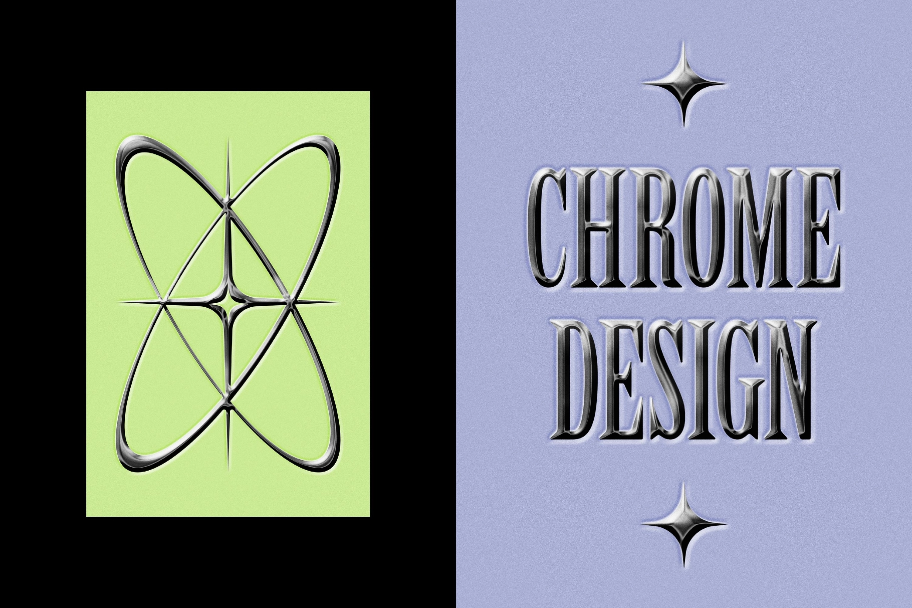 Chrome Text Effect