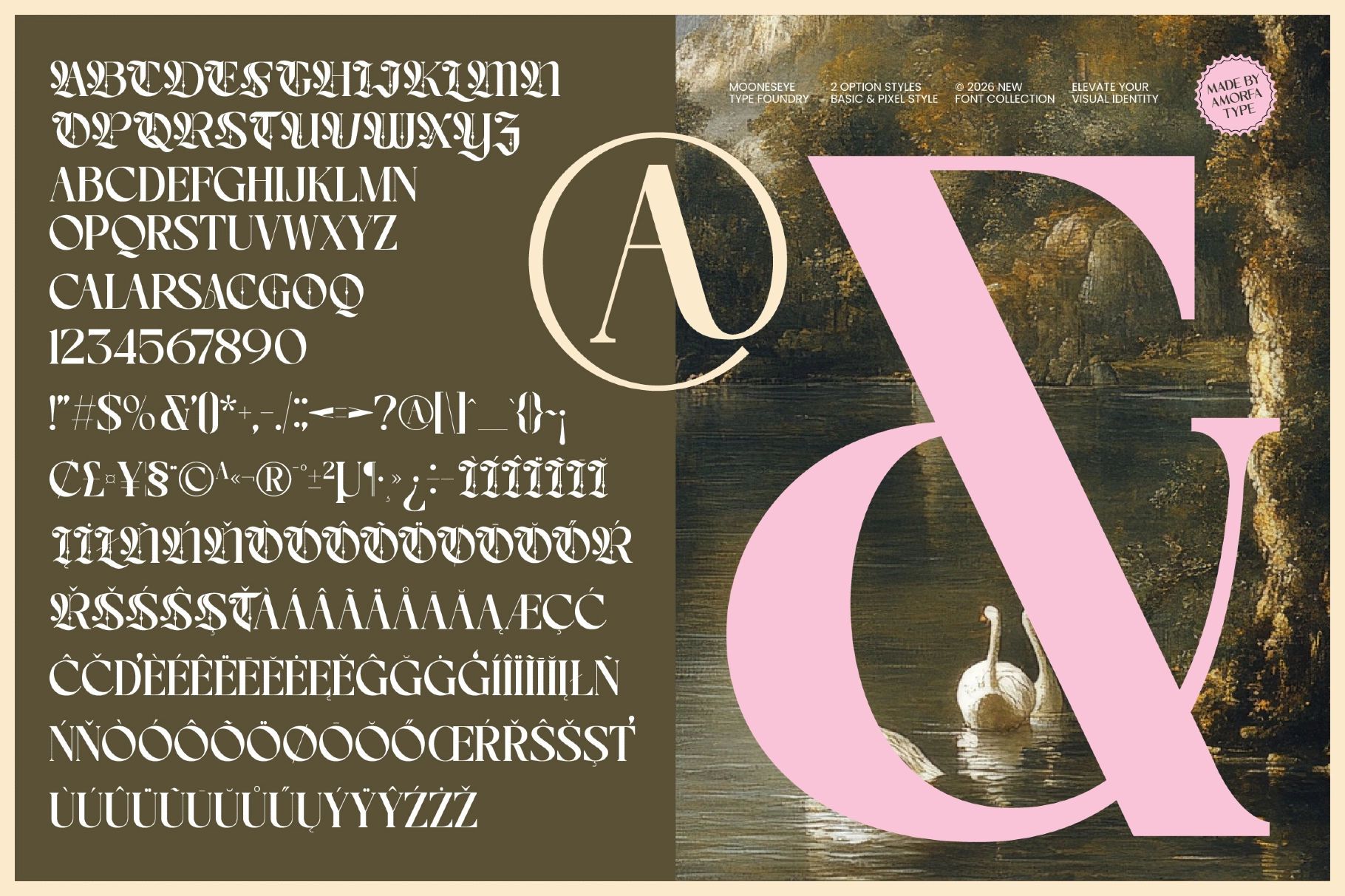 Choire - Blackletter Pixel Display Font