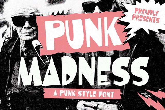 Punk Madness - Bold Punk Font