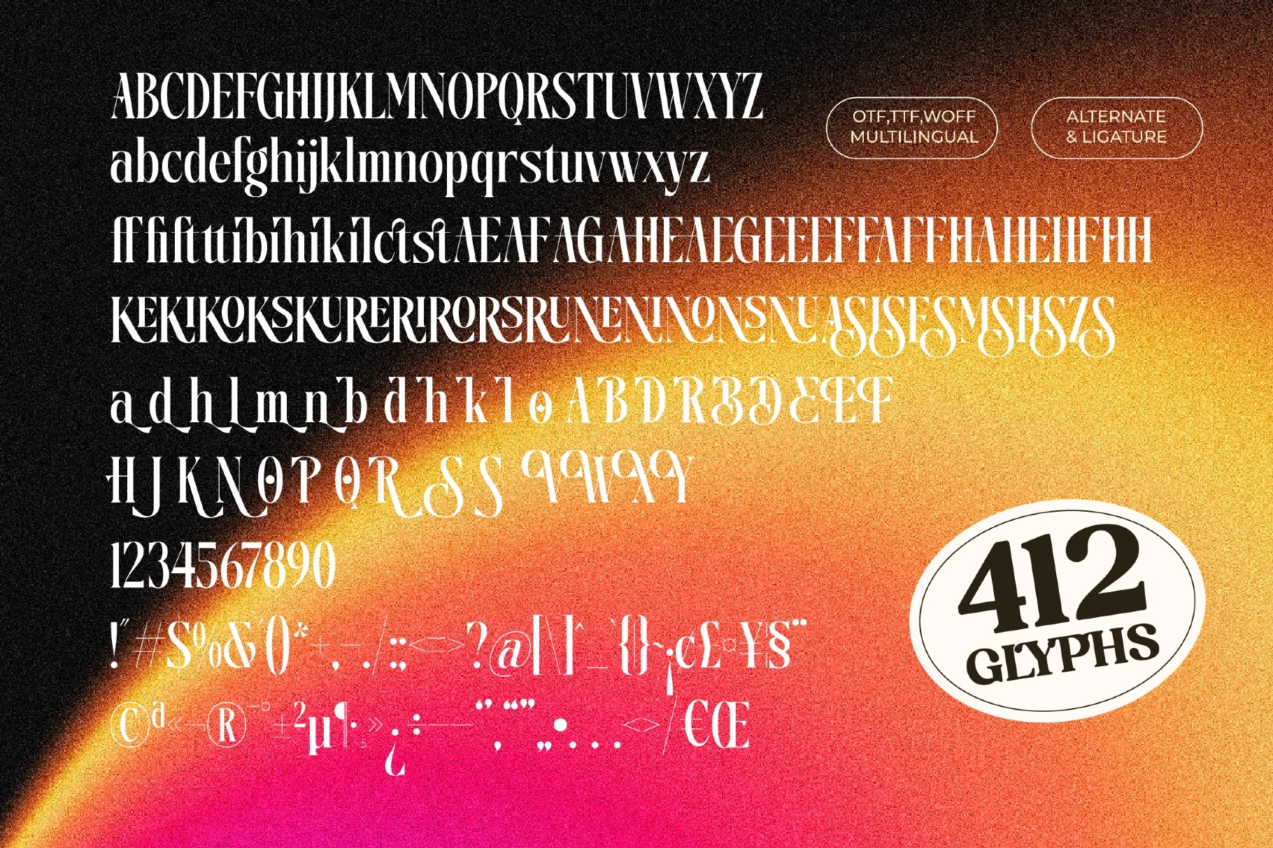 Disriete - Modern Serif Display Font