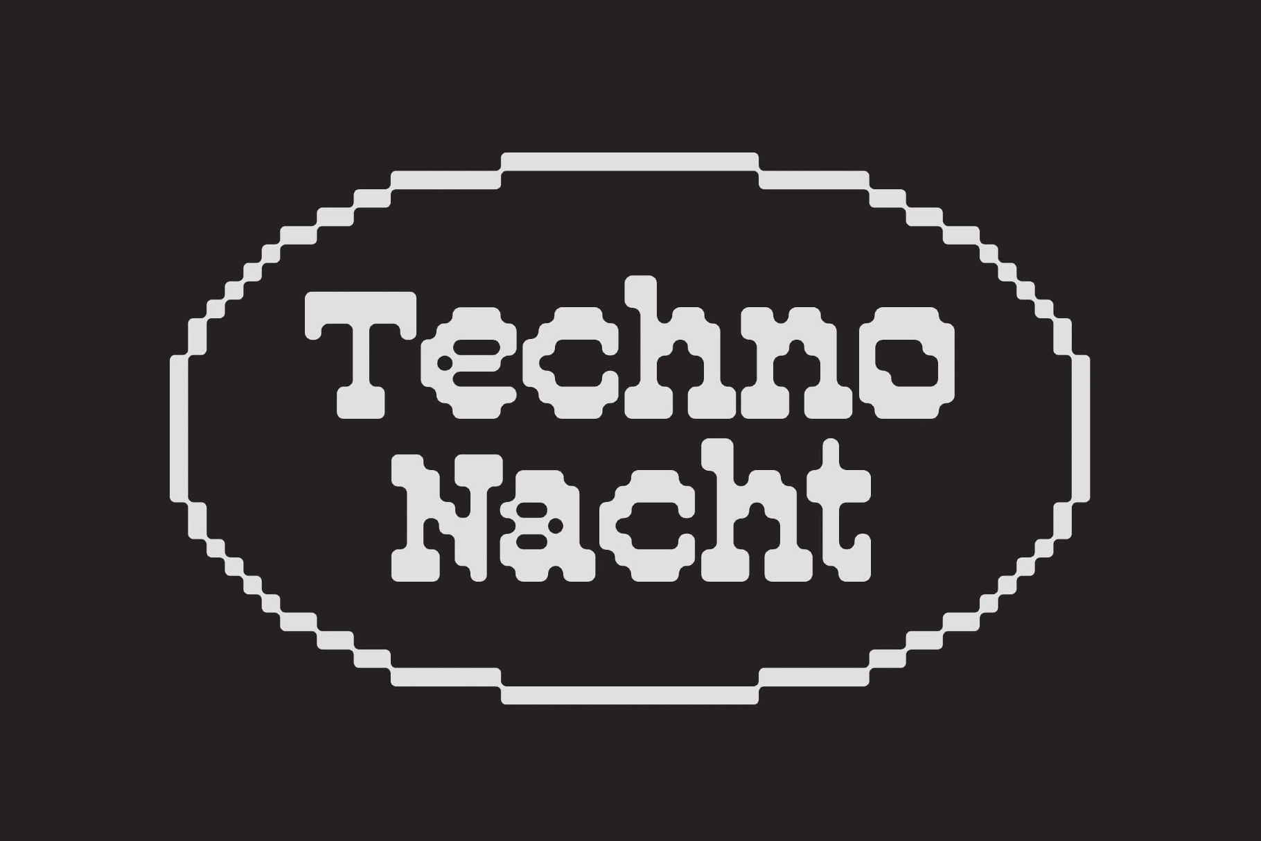 Porca - Rounded Pixel Display Font