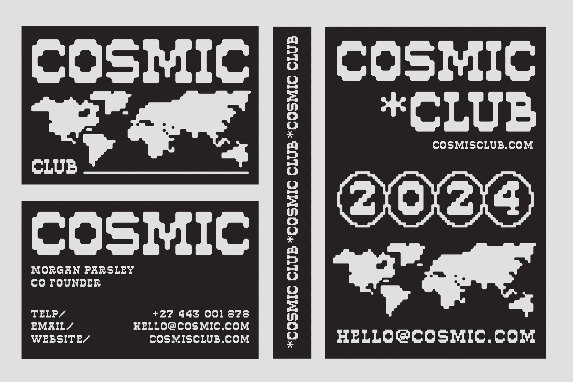 Porca - Rounded Pixel Display Font