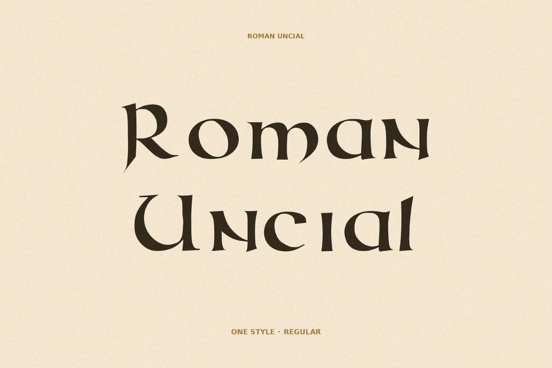 Roman Uncial - Modern Font