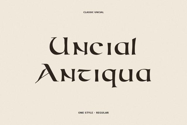 Uncial Antiqua Font