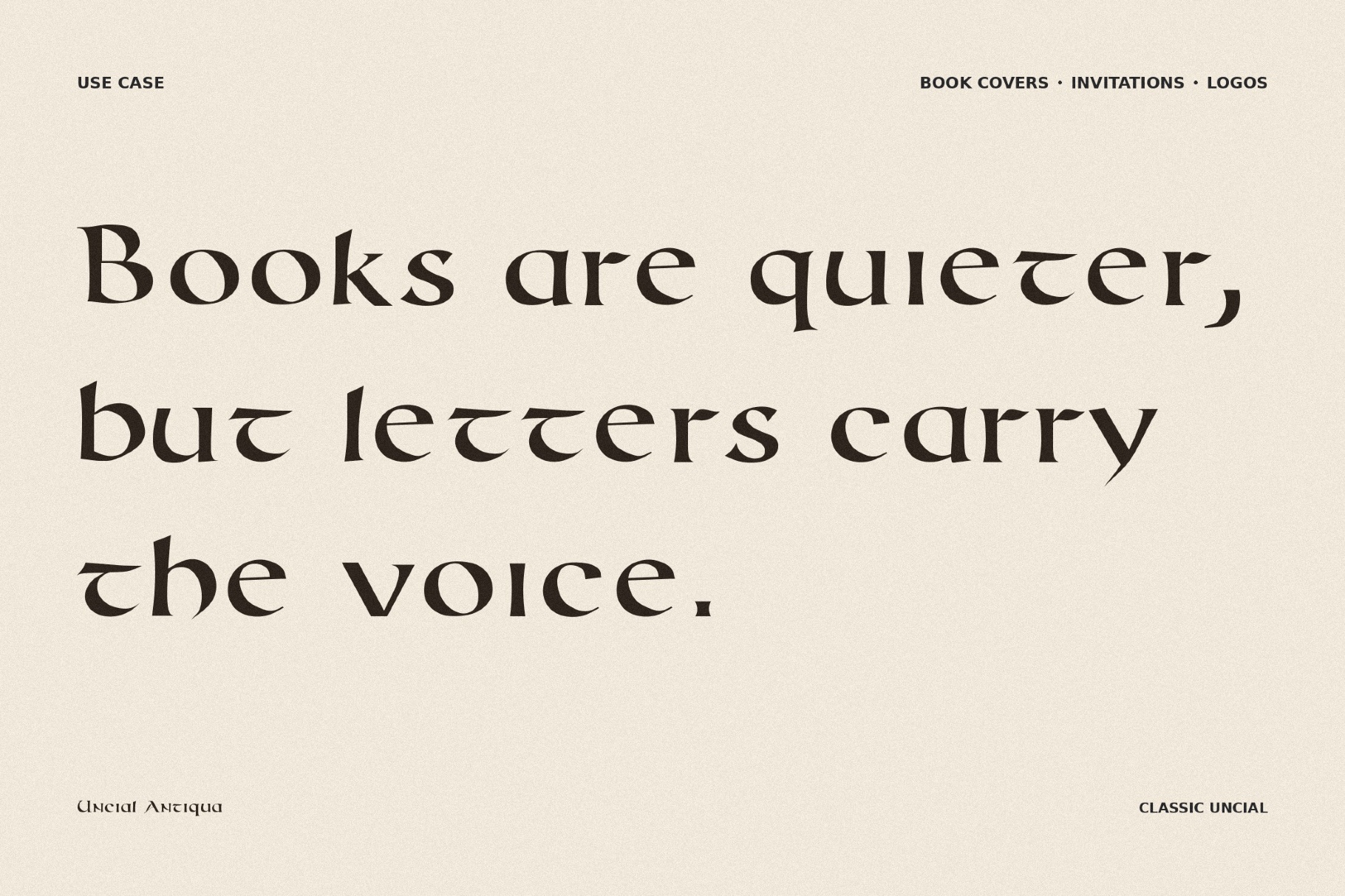 Uncial Antiqua Font