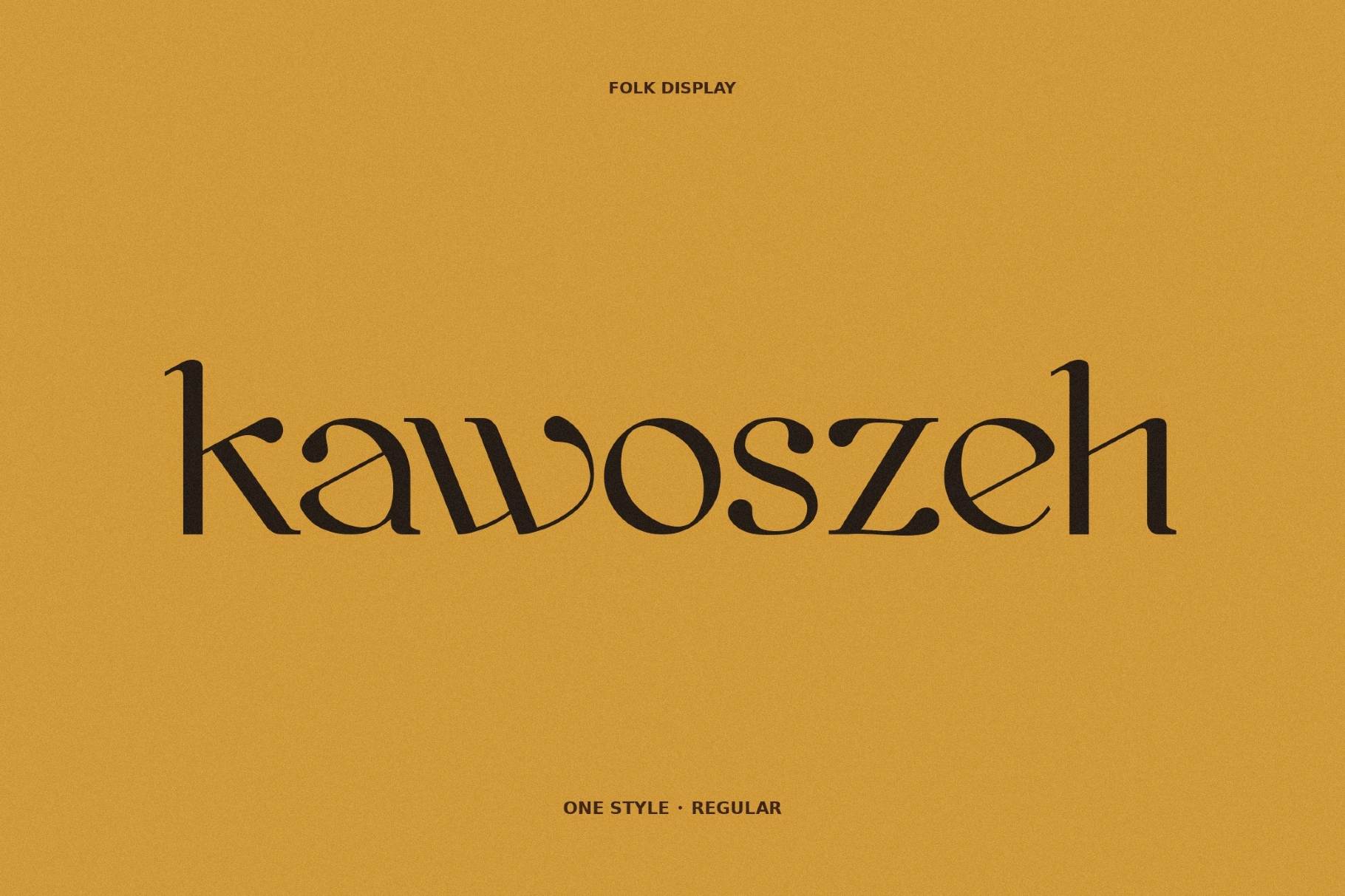 Kawoszeh - Vintage Deco Font