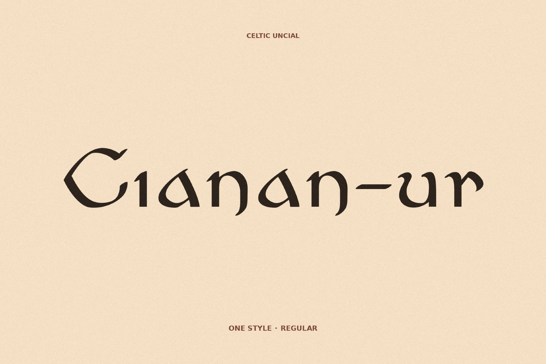 Cianan-ur - Celtic Font