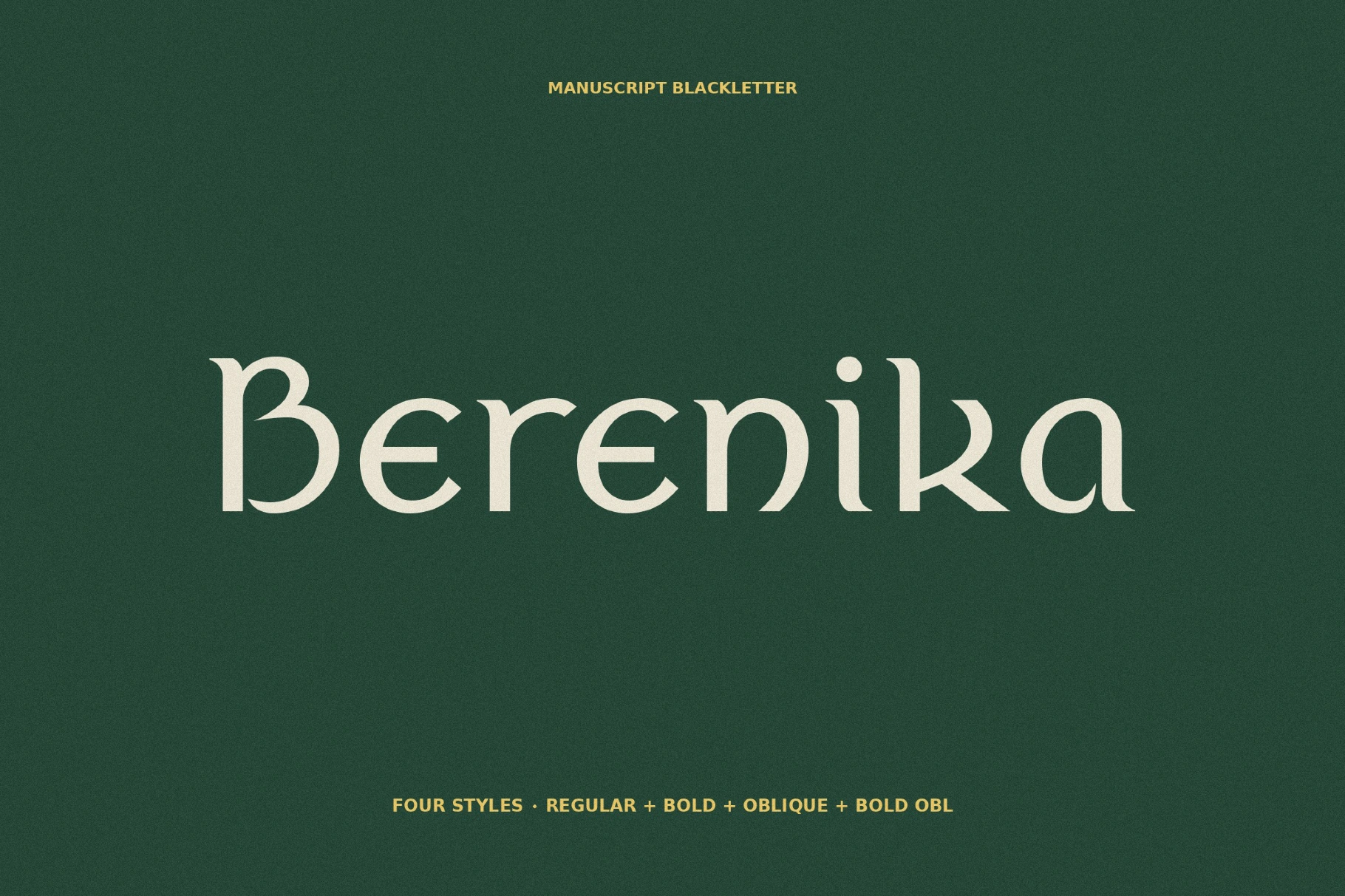 Berenika - Celtic Font Family