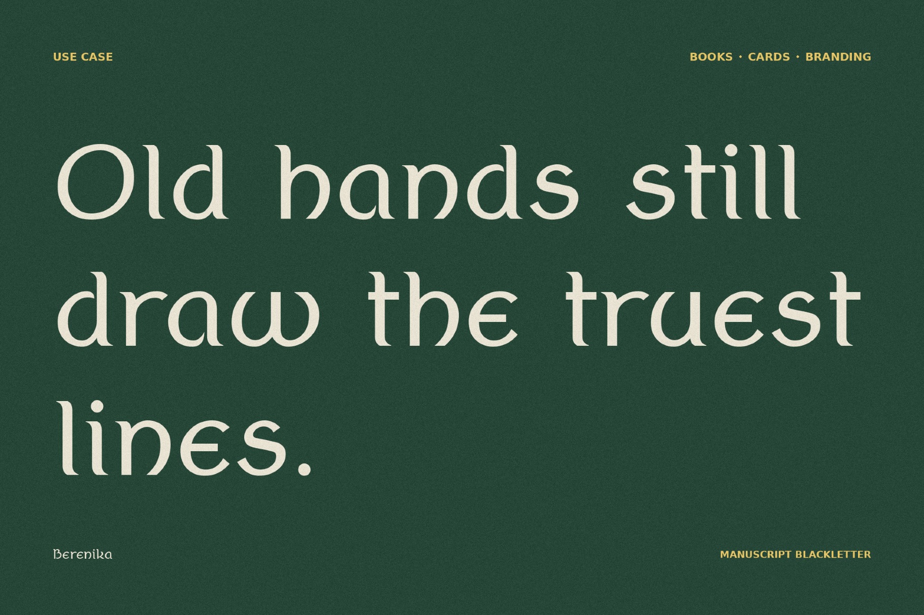 Berenika - Celtic Font Family