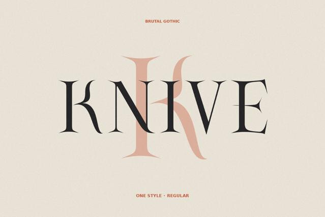 Knive - Royal Font