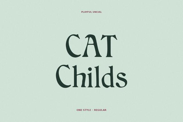 CAT Childs - Free Fantasy Font